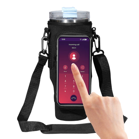 40oz Cup Cover Transparent Touch Screen tumbler cover Neoprene kitchen gadgets
